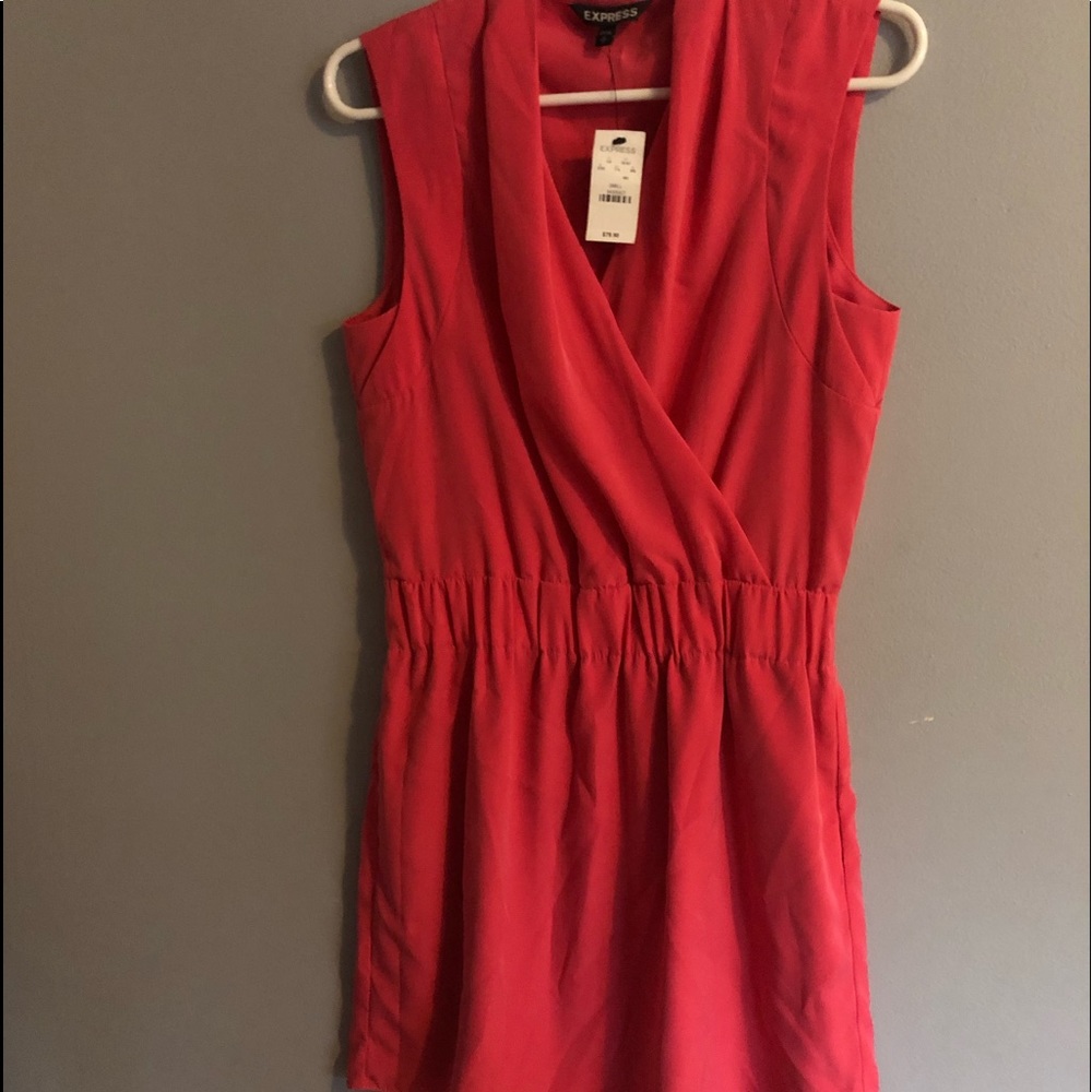 Express Coral Dress